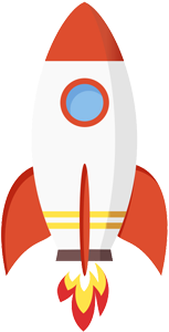 image of cartoon rocket